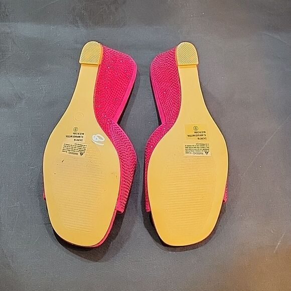 BRAND NEW ATALINA STUDDED EMBELLISHMENTS OPEN TOE SLIP-ON WOMEN"S SANDAL - Picture 12 of 16